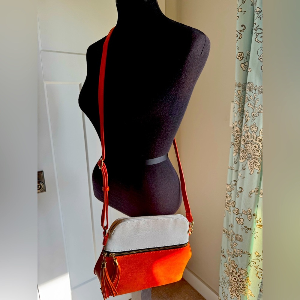 Orange Crossbody purse
